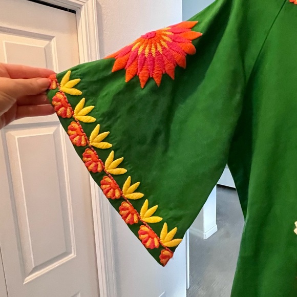 Frances Valentine embroidered long caftan size 4 - Picture 6 of 8